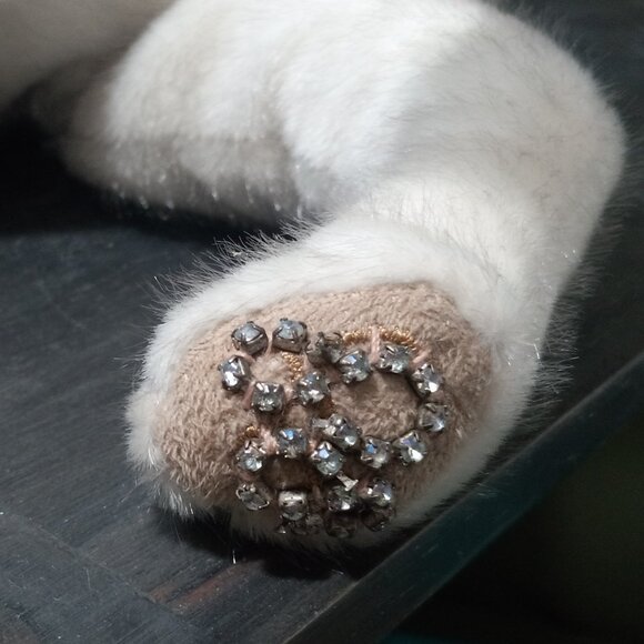 👉LAST CHANCE‼️ Vtg. Fuzzy Nation’s Poochie Pug Dog Handbag Apricot Fawn - Picture 11 of 16